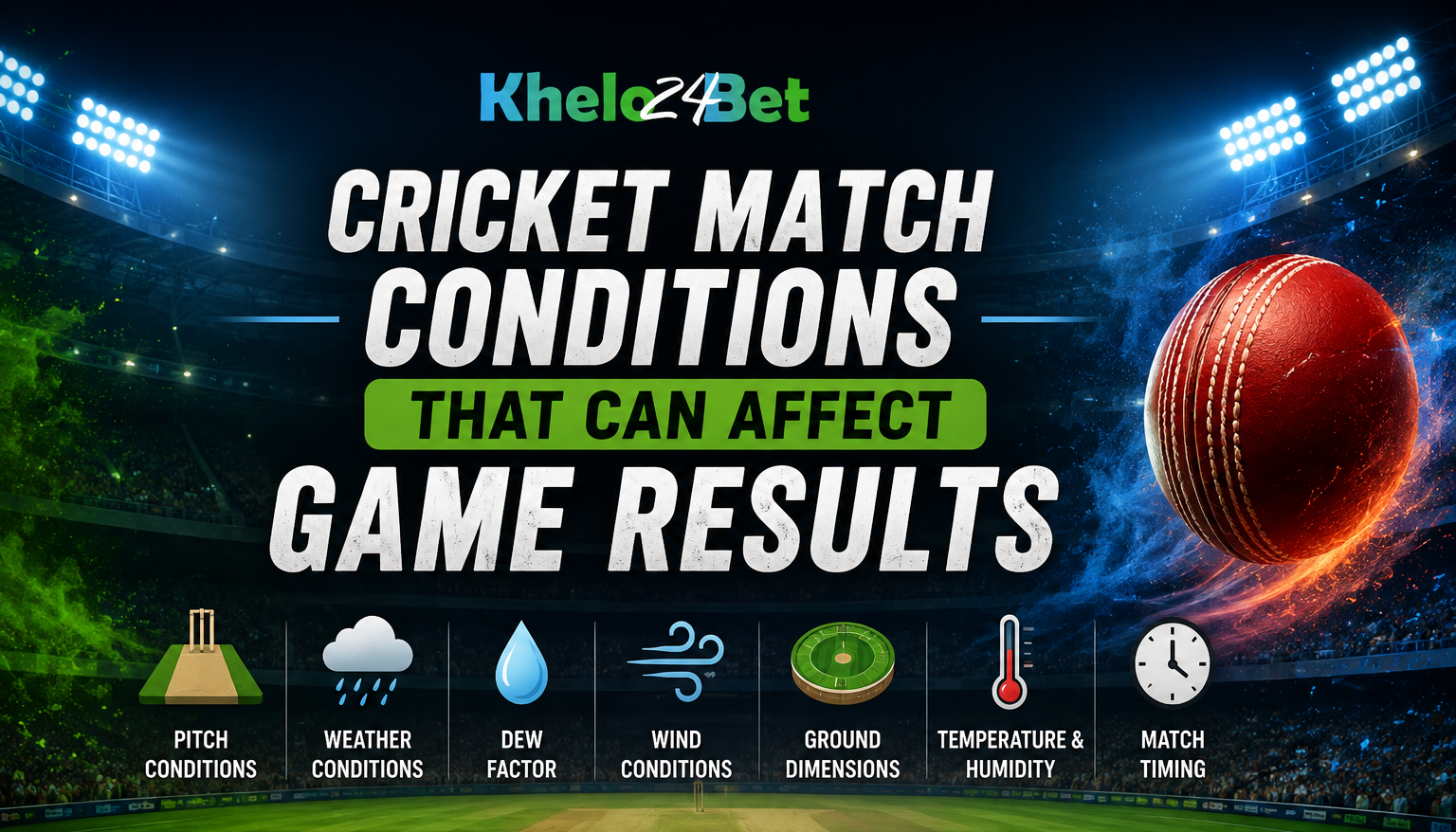 Cricket Match Conditions That Can Affect Game Results