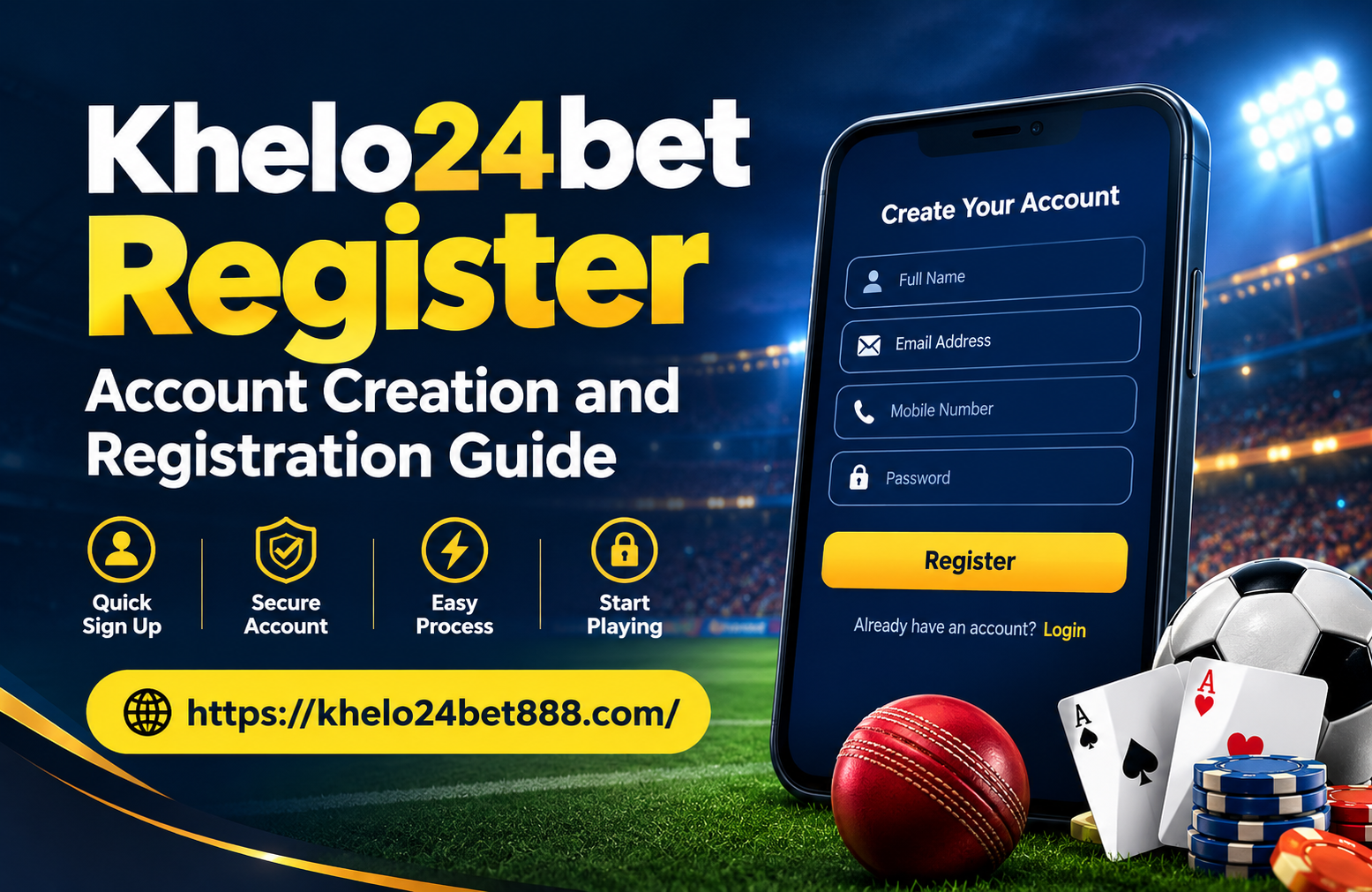 Khelo24bet Register